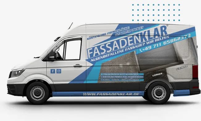 Fassadenklar im Einsatz