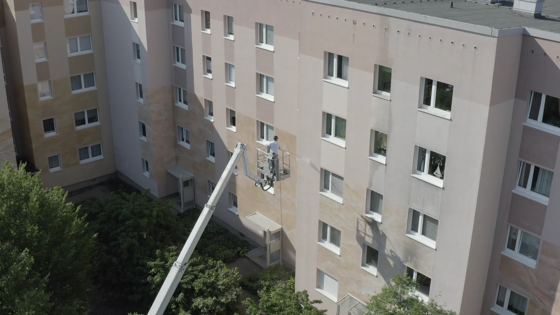 Vogelkot Hauswand